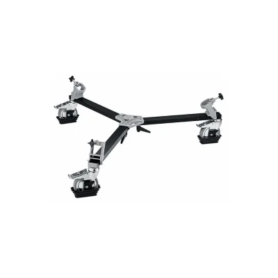 Manfrotto 114 Heavy-Duty Cine/Video Dolly for Tripods with Round Feet