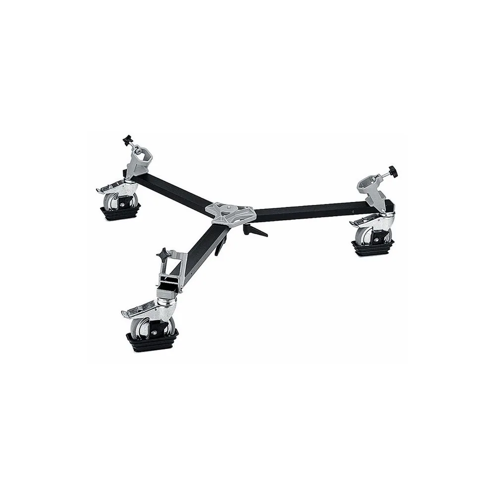Manfrotto 114 Heavy-Duty Cine/Video Dolly for Tripods with Round Feet