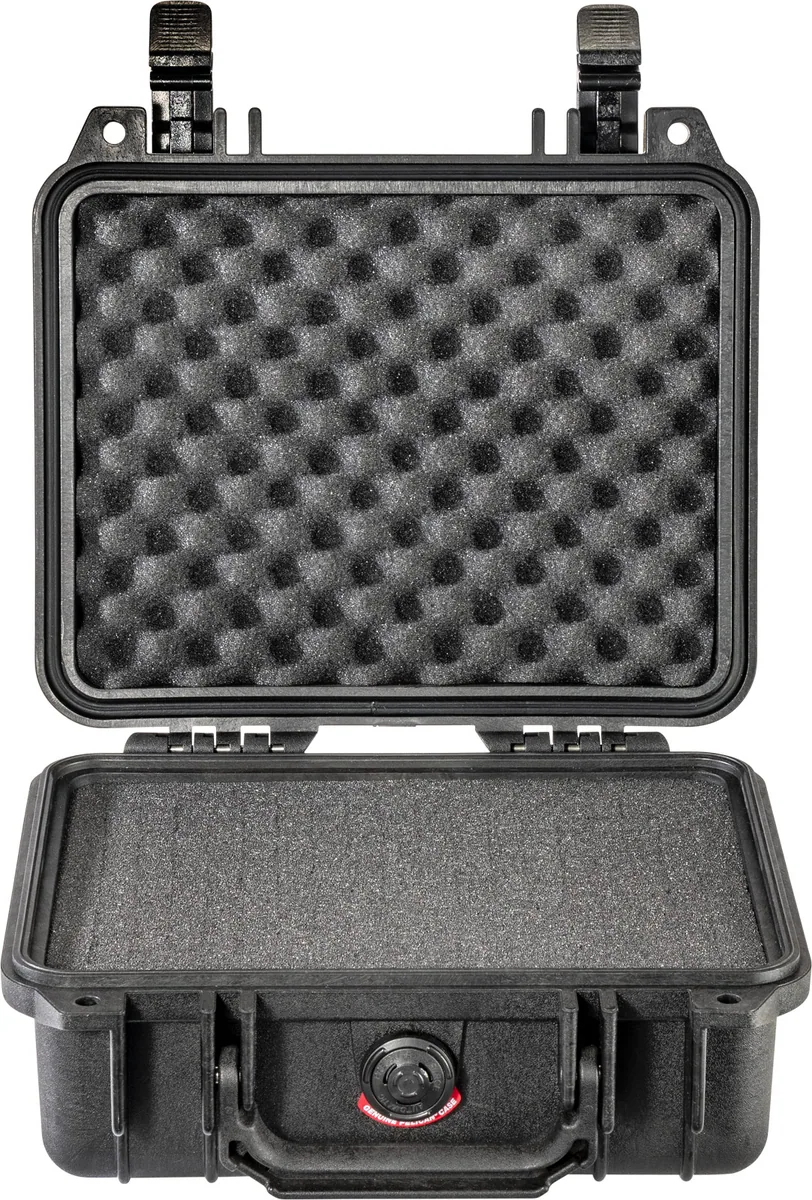 Pelican 1200 Case (Black, No Foam)
