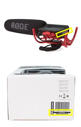 Rode VideoMic with Rycote Lyre Suspension System