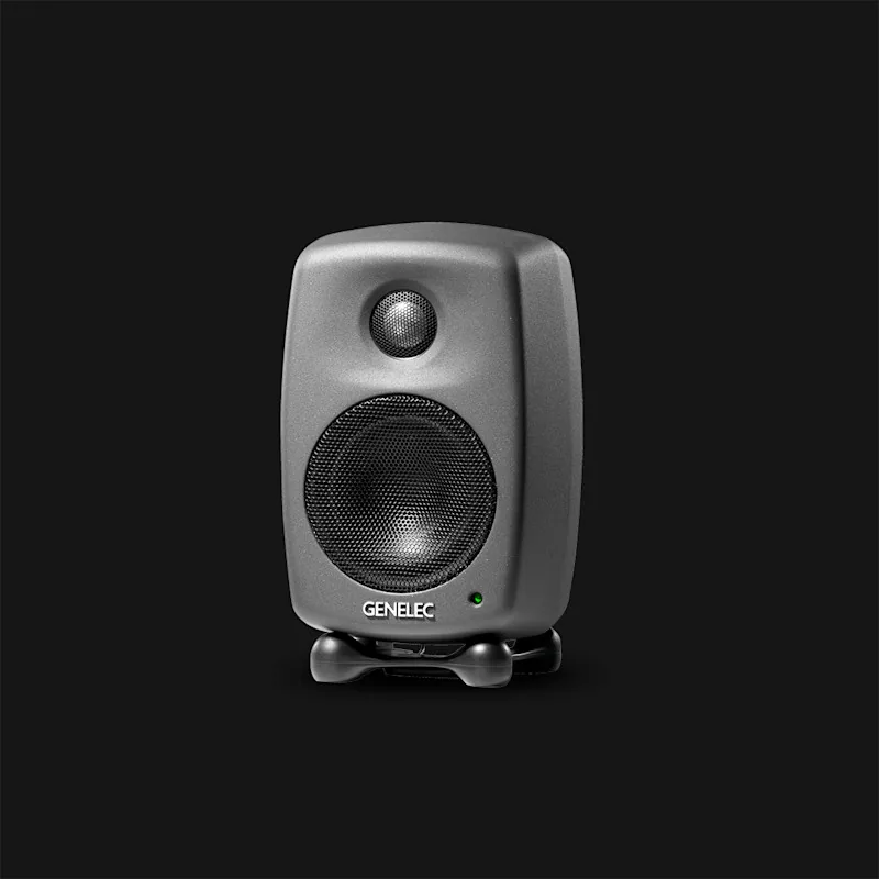 Genelec 8010 Bi-Amplified Active Monitor (Black, Single)