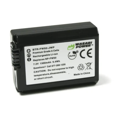 Wasabi NP-FW50 Power Battery for Sony