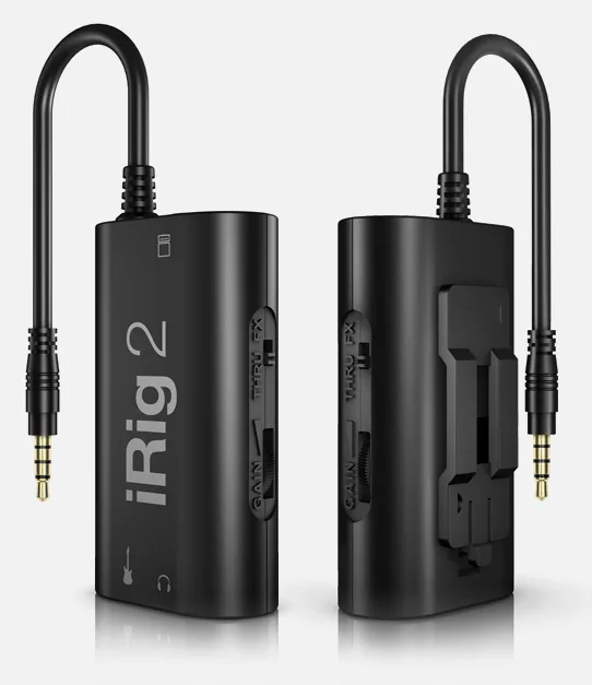 IK Multimedia iRig 2 Guitar Interface for iPhone, iPad, and iPod Touch