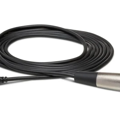 Hosa XVM-110M Stereo 3.5mm Mini Angled Male to XLR Male Cable – 10′
