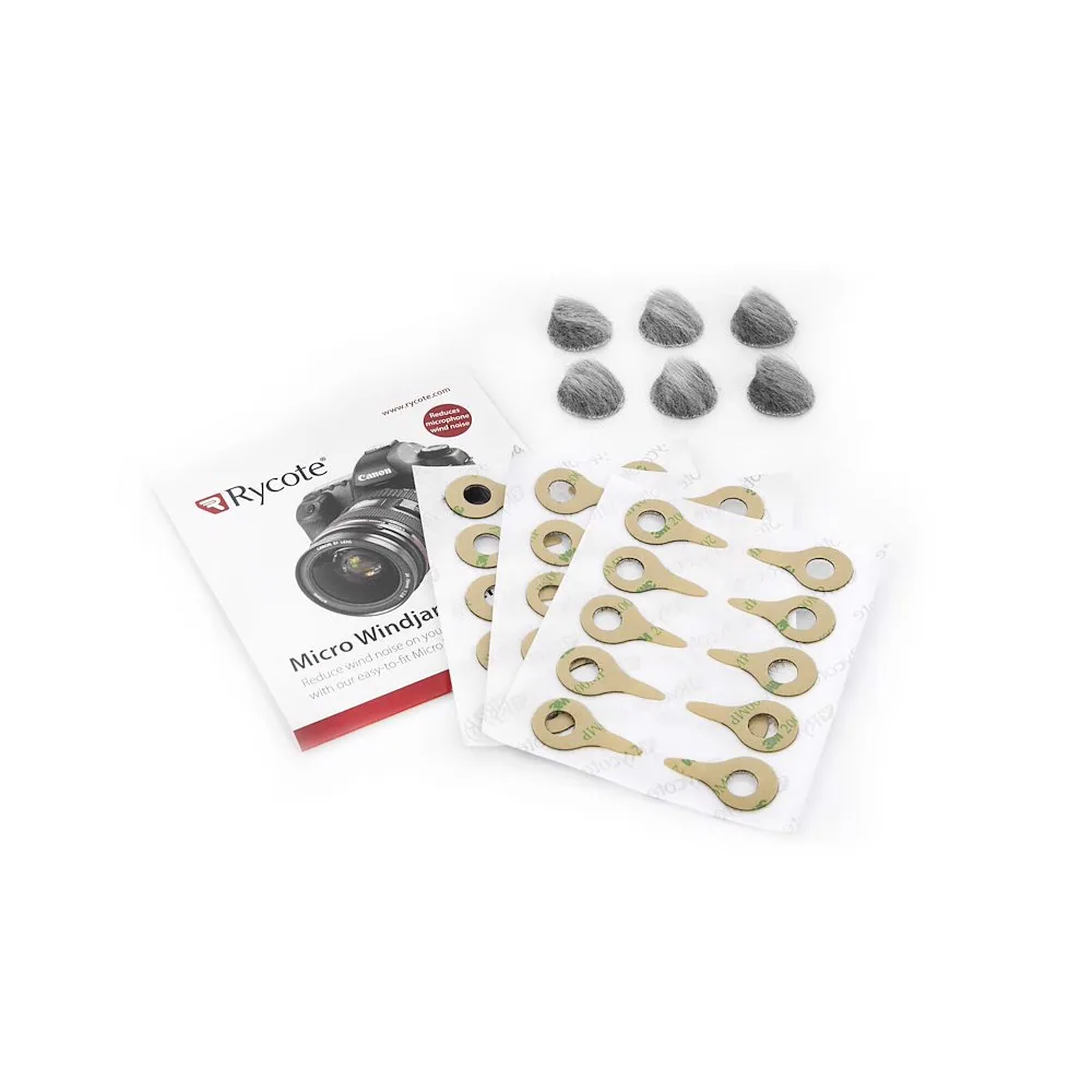Rycote Micro Windjammers (6-Pack, 30 Stickies)