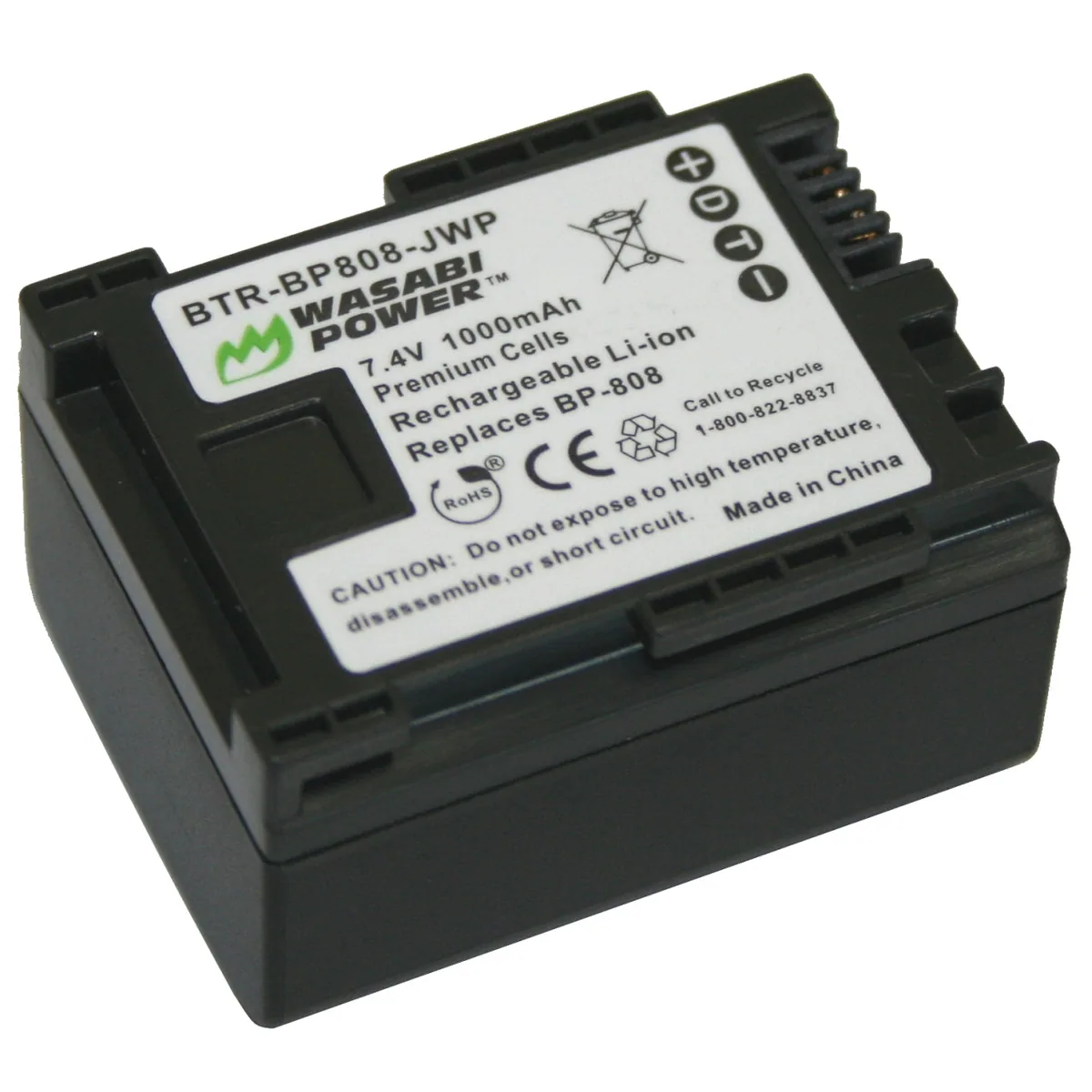 Wasabi Power Battery – Canon BP-808 type