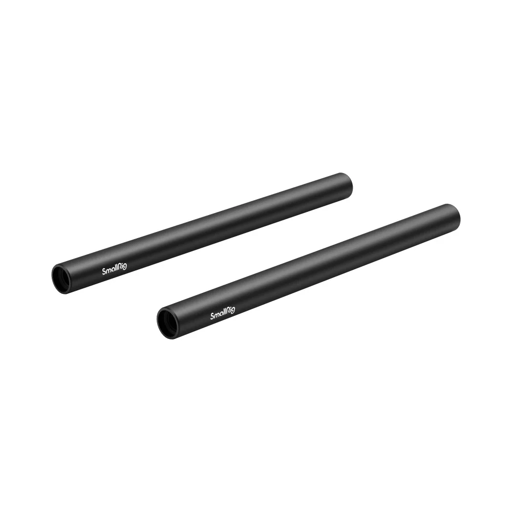 SmallRig 1049 15mm Black Aluminium Alloy Rod 10cm (2 pcs)