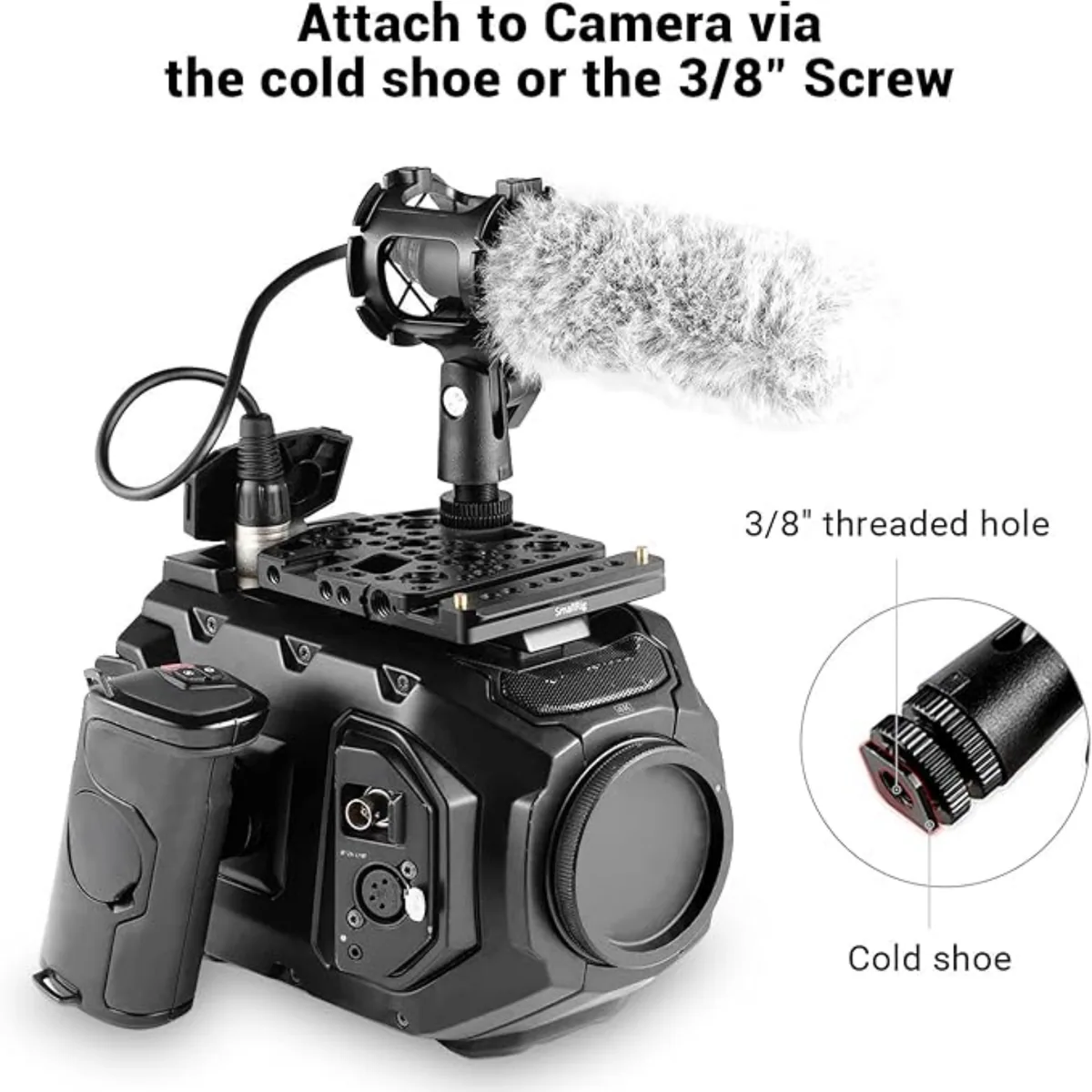 SmallRig 1859 Universal Microphone Shock Mount Adapter