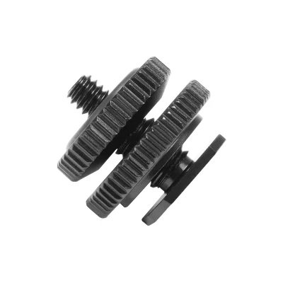 SmallRig 1631 Cold Shoe Adapter with 3/8″ to 1/4″ Thread(2pcs Pack)