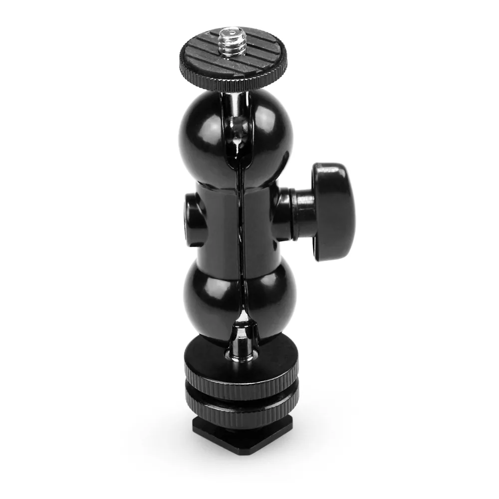SmallRig 1135 Double Ball Heads with Cold Shoe and Thumb Screw