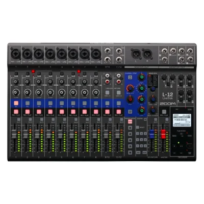 Zoom LiveTrak L-12 – 12-Channel Digital Mixer & Multitrack Recorder