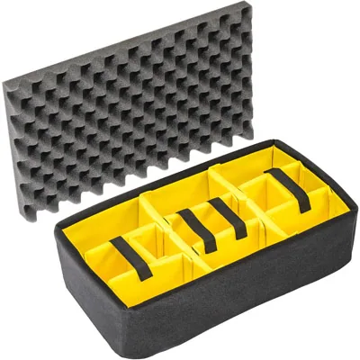 Pelican Divider Set for 1510 Case (Yellow and Black)