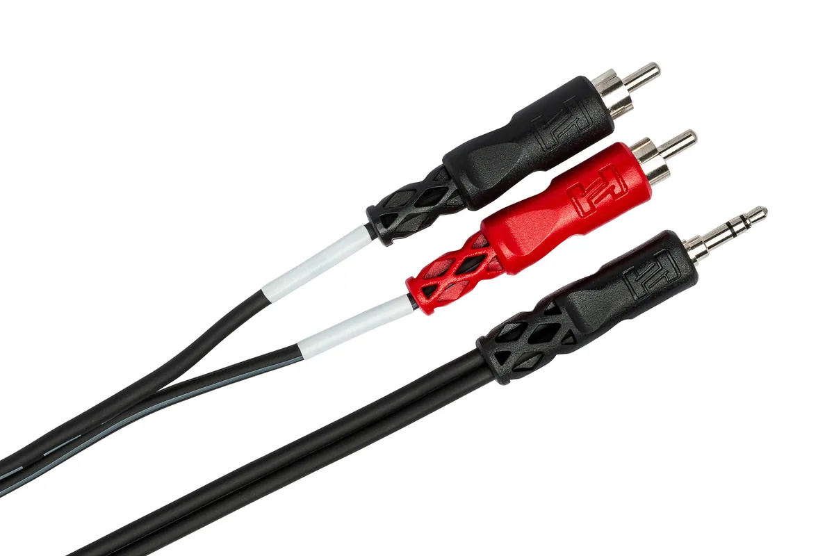 Hosa CMR-203 Mini to RCA Breakout 3ft