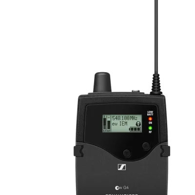 Sennheiser EK IEM G4 Stereo Bodypack Receiver with IE 4 Earphones (B: 626 – 668 MHz)