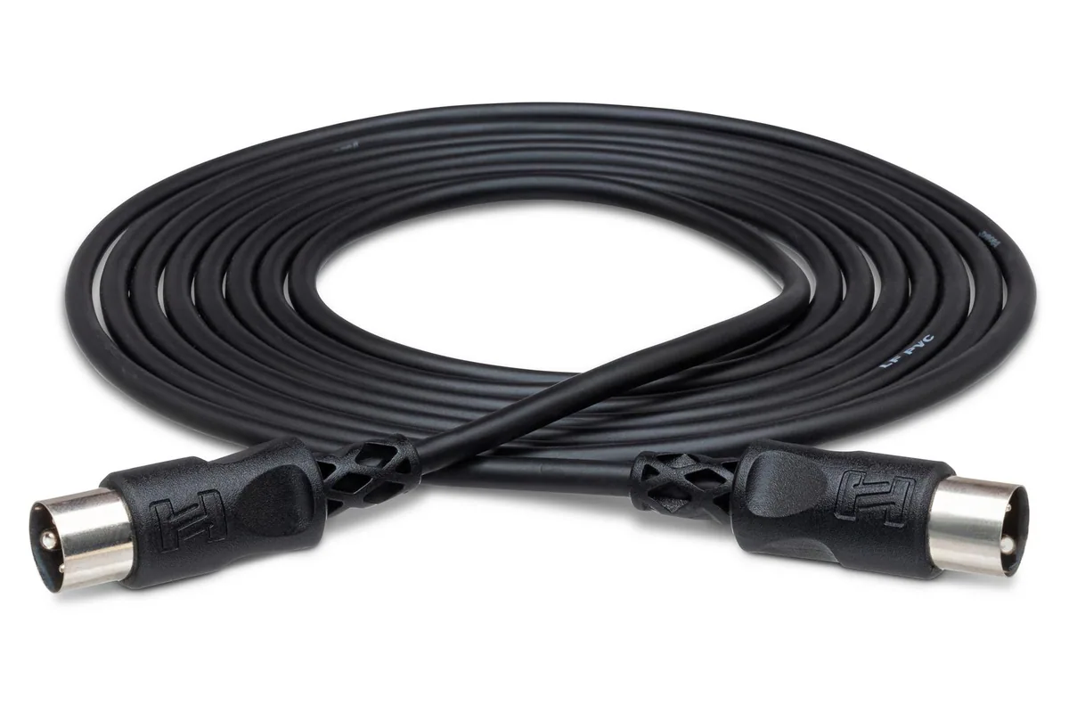 Hosa MID-310BK MIDI Cable 10ft (black)