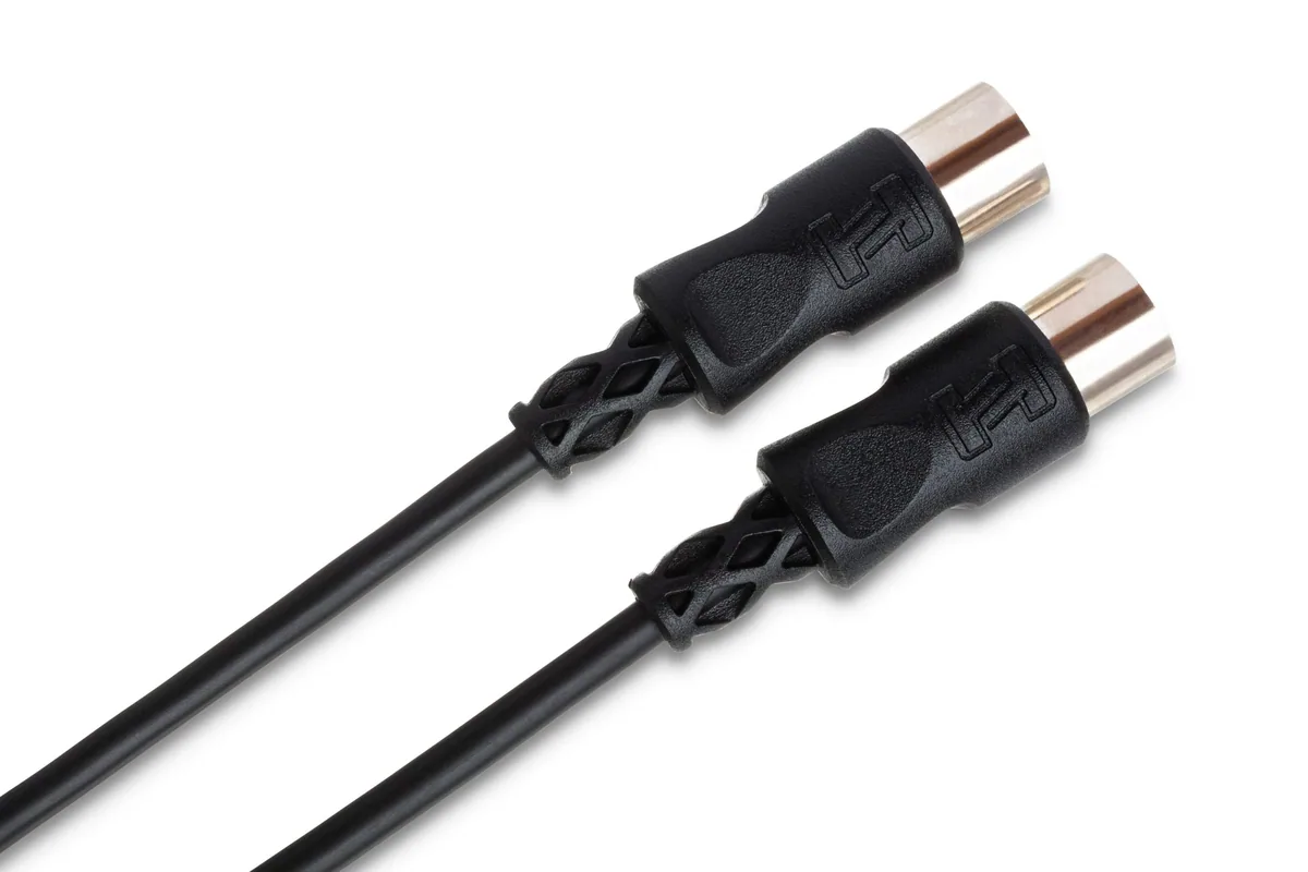 Hosa MID-310BK MIDI Cable 10ft (black)
