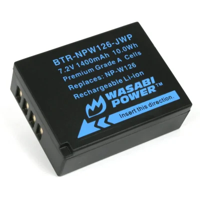 Wasabi Power Battery for Fujifilm NP-W126 & NP-W126S