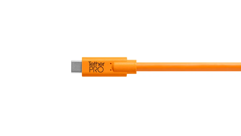 Tether Tools TetherPro USB-C to Mini-USB 2.0 Type-B 8-Pin Cable 4.6m (Orange)