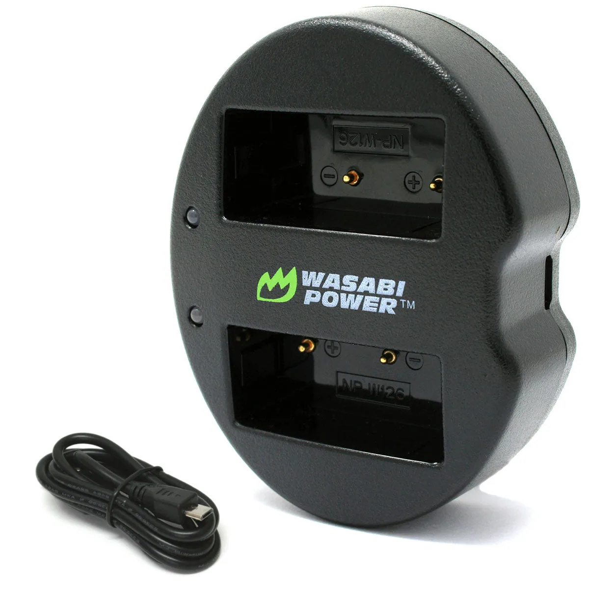Wasabi Power Dual USB Charger for Fujifilm NP-W126, NP-W126S, BC-W126
