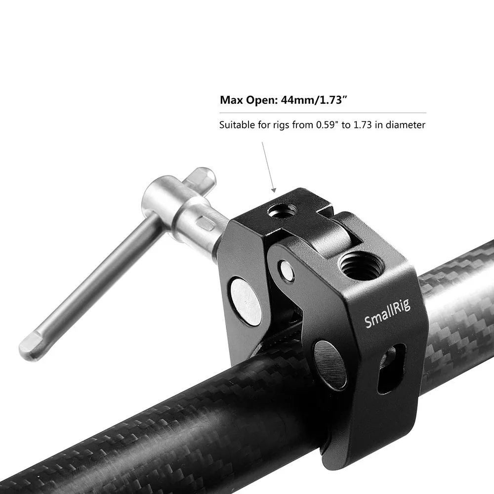 SmallRig 2058 Super Clamp with 1/4″ and 3/8″ Thread (2pcs Pack)