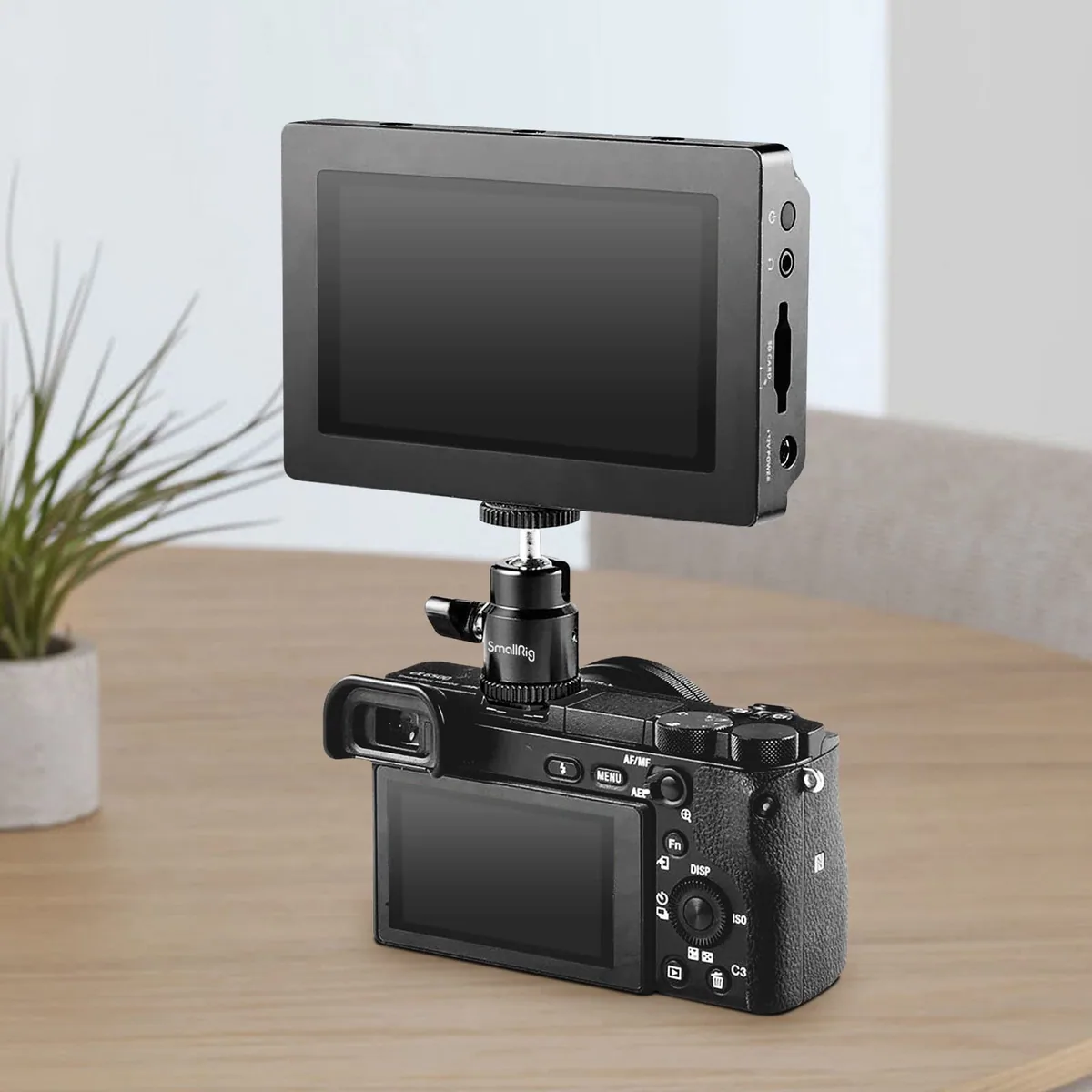SmallRig 2059 1/4″ Camera Hot shoe Mount with Additional 1/4″ Screw (2pcs Pack)