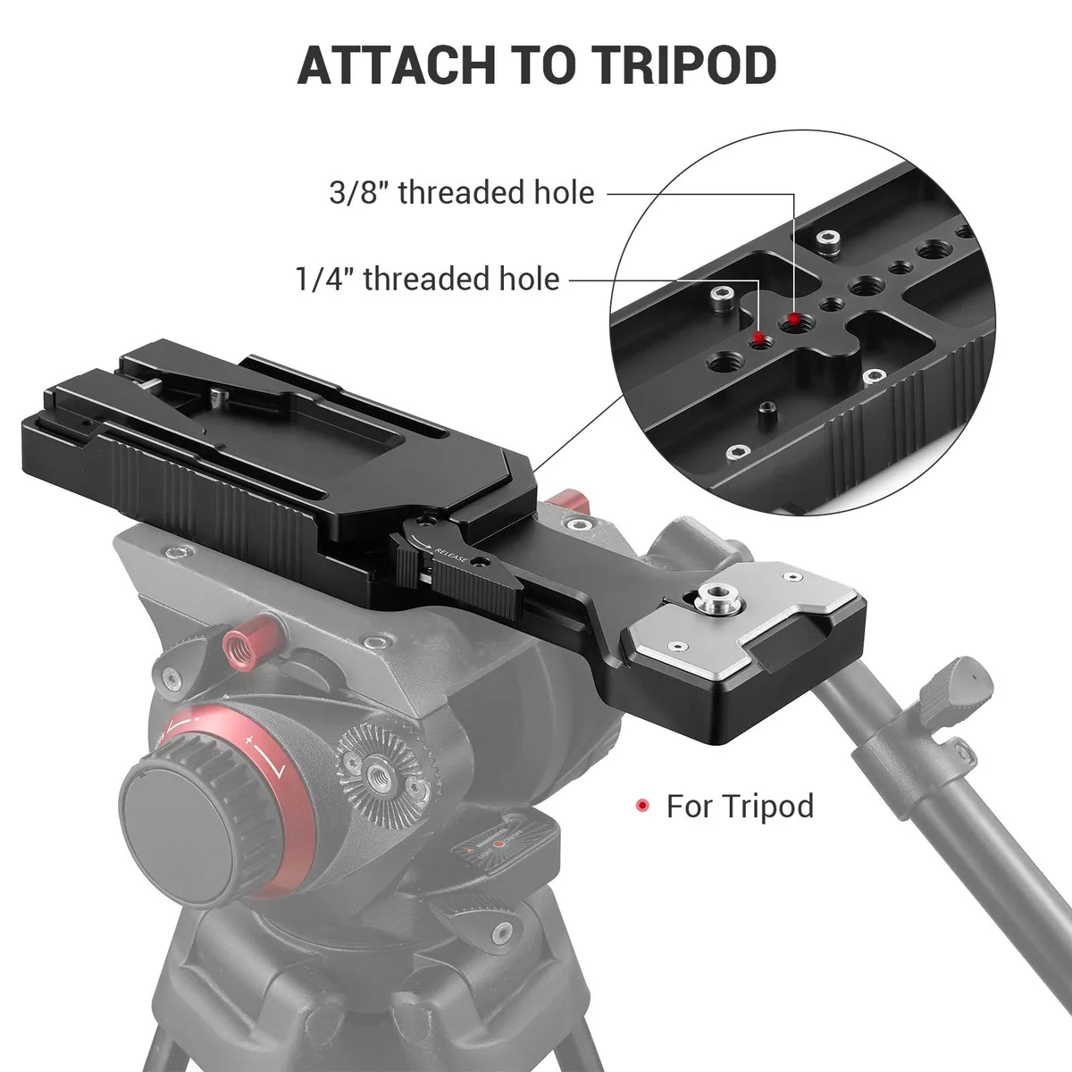 SmallRig 2169 VCT-14 Quick Release Tripod Plate
