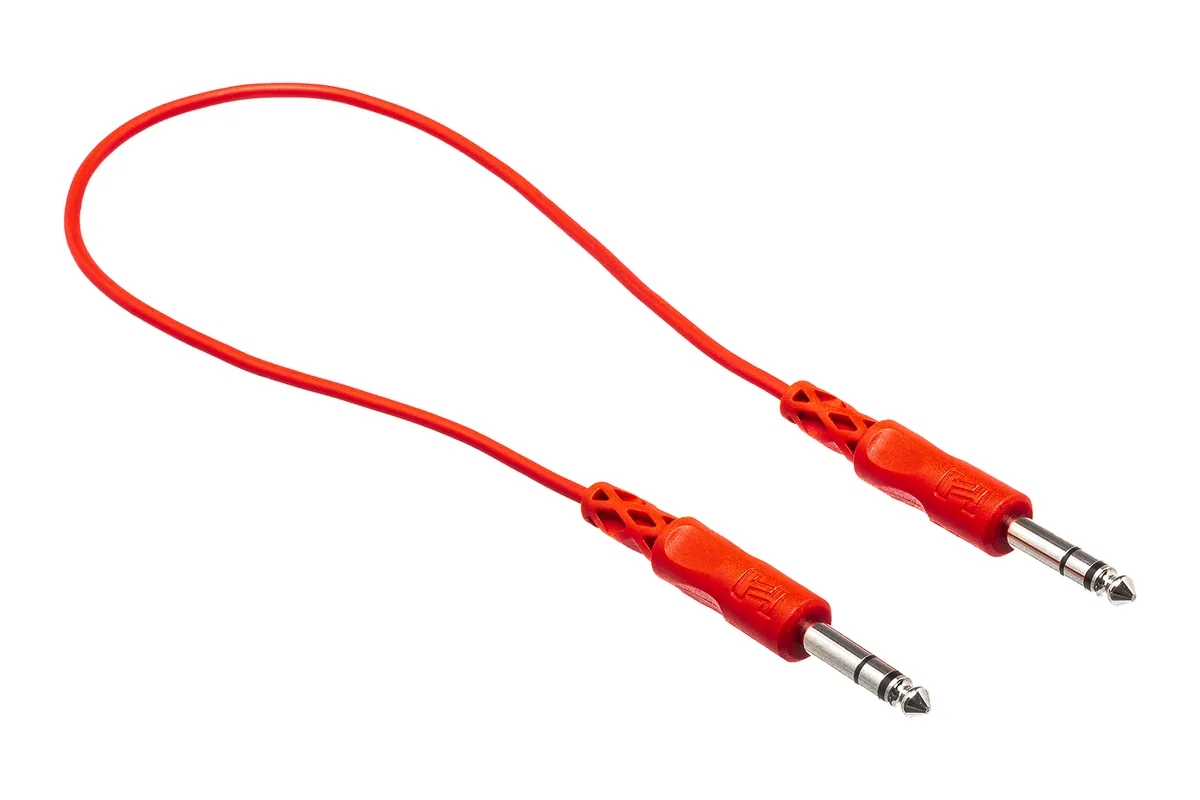 Hosa CSS-845 1/4” Patch Cables 1.5ft (8pk)