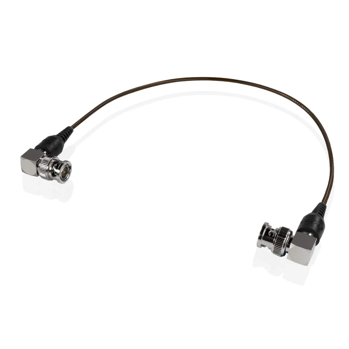 SHAPE 90-Degree Skinny BNC Cable 12″ (Black)