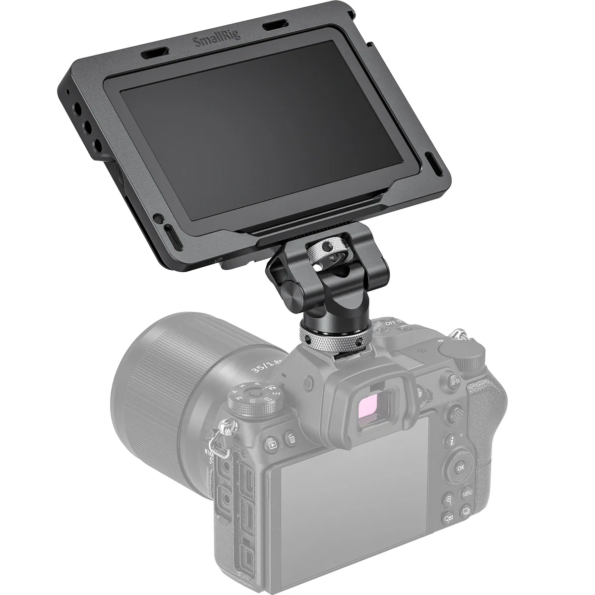 SmallRig Swivel and Tilt Monitor Mount with Cold Shoe