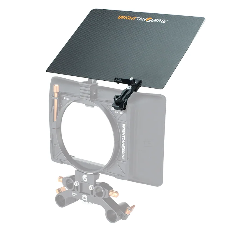 Bright Tangerine Carbon Fiber Top Flag for Misfit Atom Matte Box