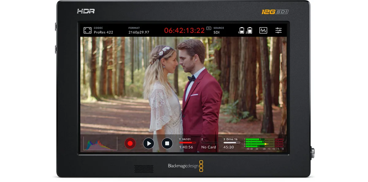 Blackmagic Design Video Assist 7″ 12G-SDI/HDMI HDR Recording Monitor