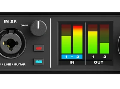 MOTU M2 2×2 USB-C Audio Interface for Recording, Mixing & Podcasting