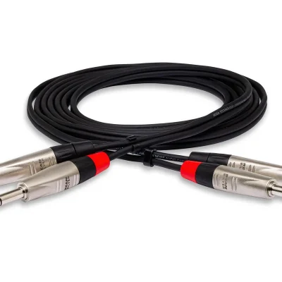 Hosa HSS-005X2 Pro 1/4” Cable 5ft (Dual)