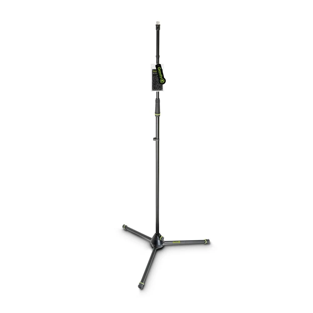 Gravity Microphone Stand with Folding Tripod Base