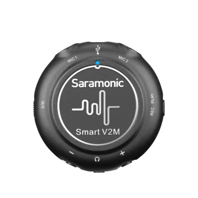 Saramonic Smart V2M Portable Audio Interface with Two Omnidirectional Lavalier Microphones