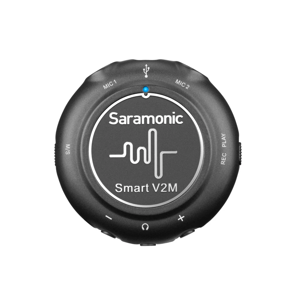 Saramonic Smart V2M Portable Audio Interface with Two Omnidirectional Lavalier Microphones