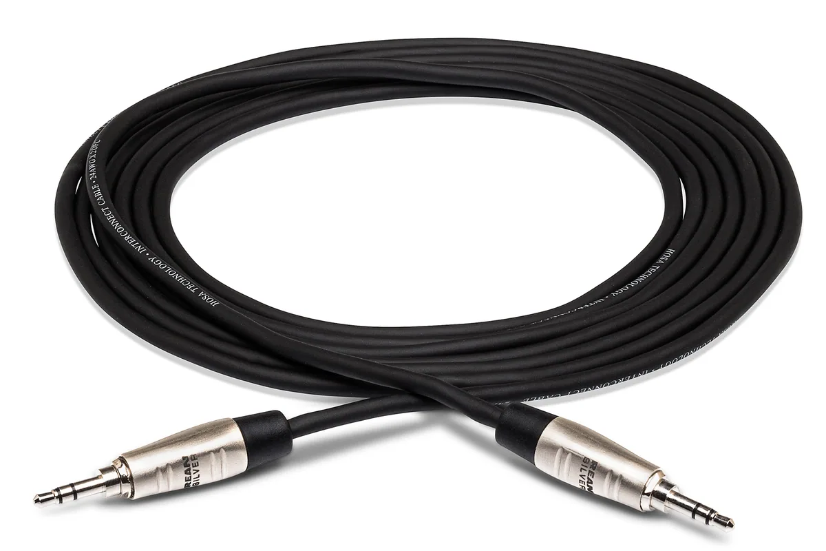 Hosa 3.5mm TRS to 3.5mm TRS Pro Stereo Interconnect Cable (1.5m)