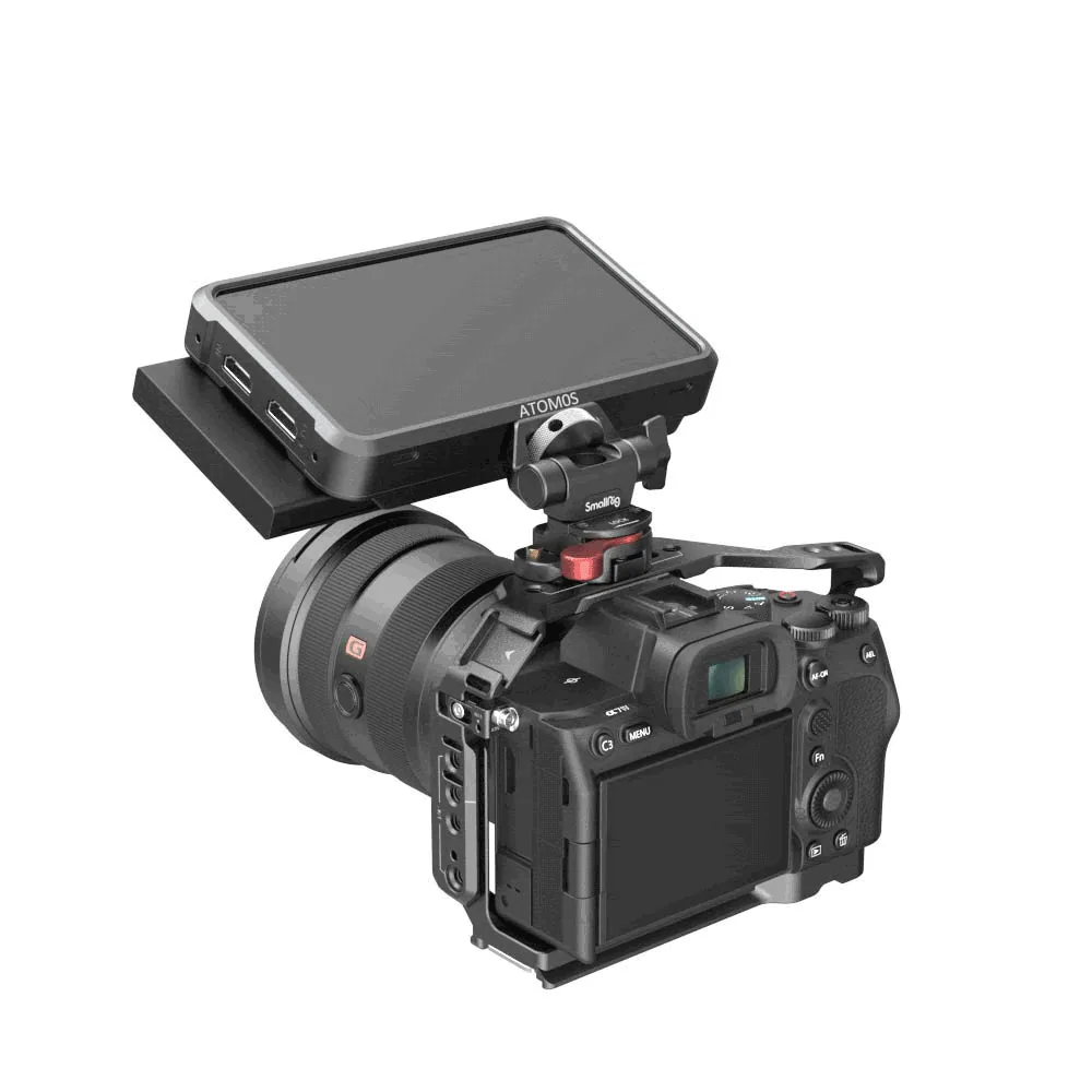 SmallRig Swivel and Tilt Adjustable Monitor Mount with NATO Clamp