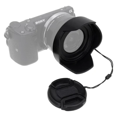 FotodioX Reversible Lens Hood Kit for Sony E PZ 16-50mm F3.5-5.6 OSS E-Mount Power Zoom Lens