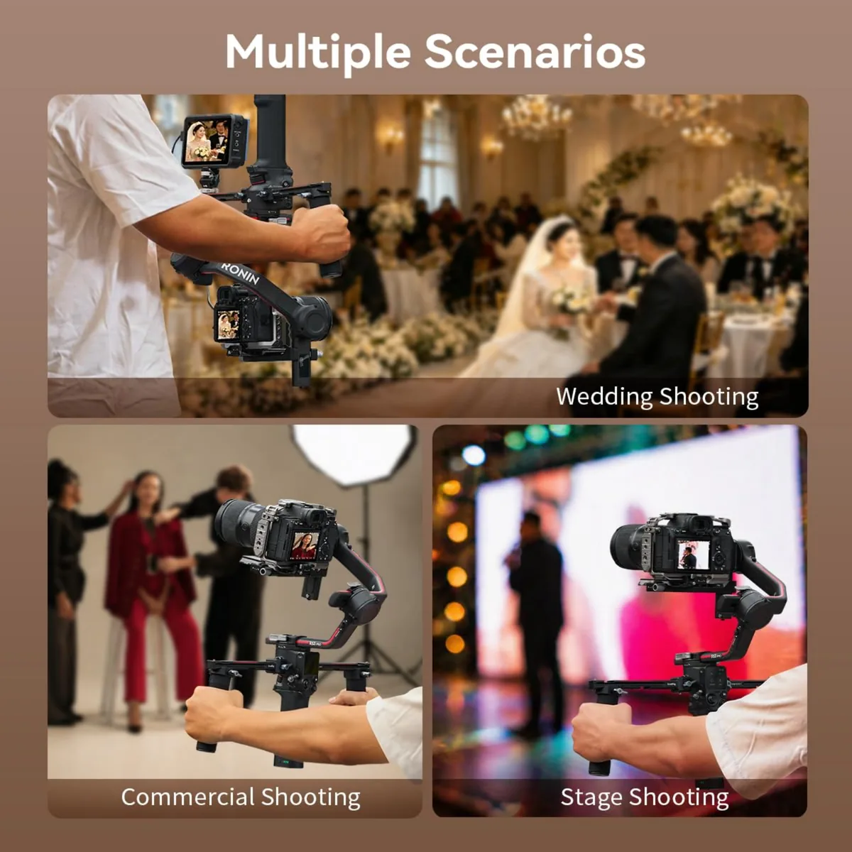 SmallRig Dual Handgrip for DJI RS 2 / RSC 2 / RS 3 / RS 3 Pro / RS 4 / RS 4 Pro Gimbal