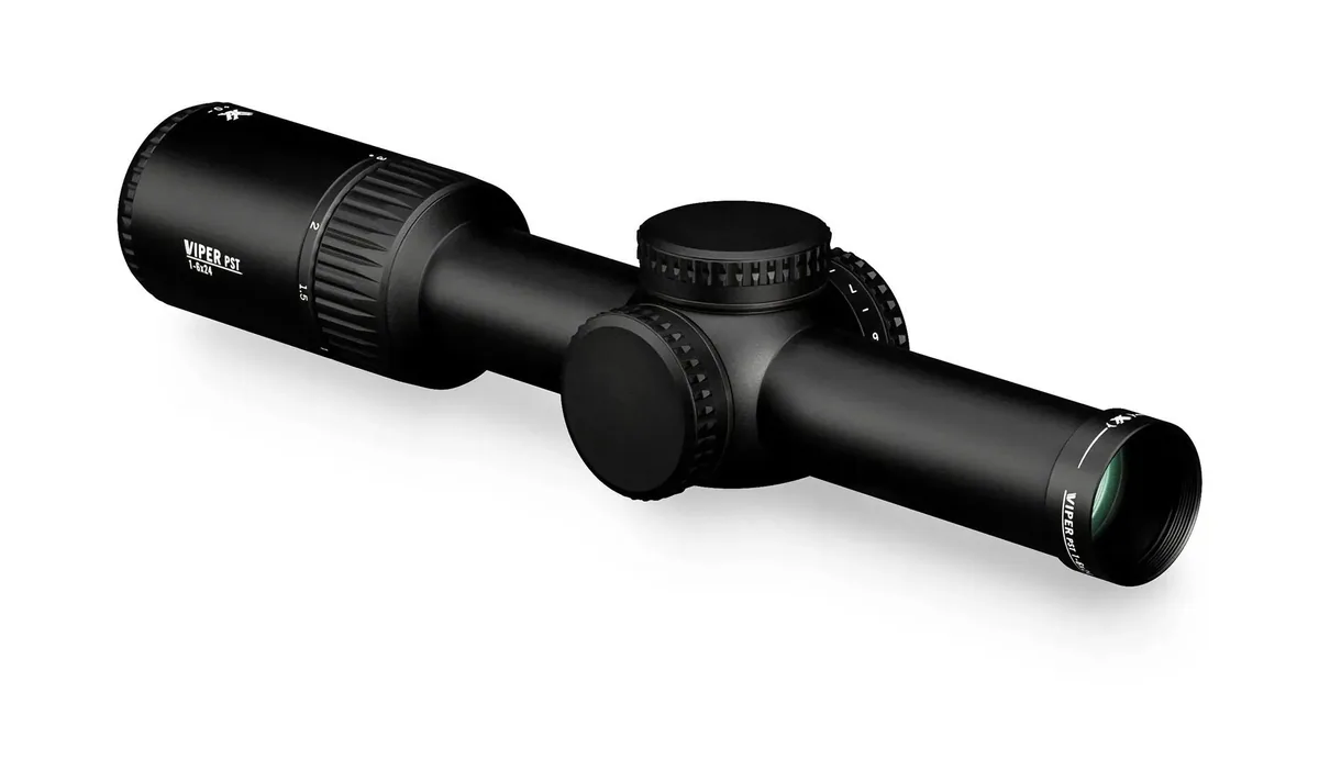 Vortex 1-6×24 Viper PST Gen II Riflescope (VMR-2 MRAD Illuminated Reticle, Matte Black)