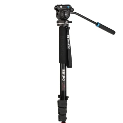Benro Classic Video Monopod with S2 Pro Flat Base Fluid Video Head