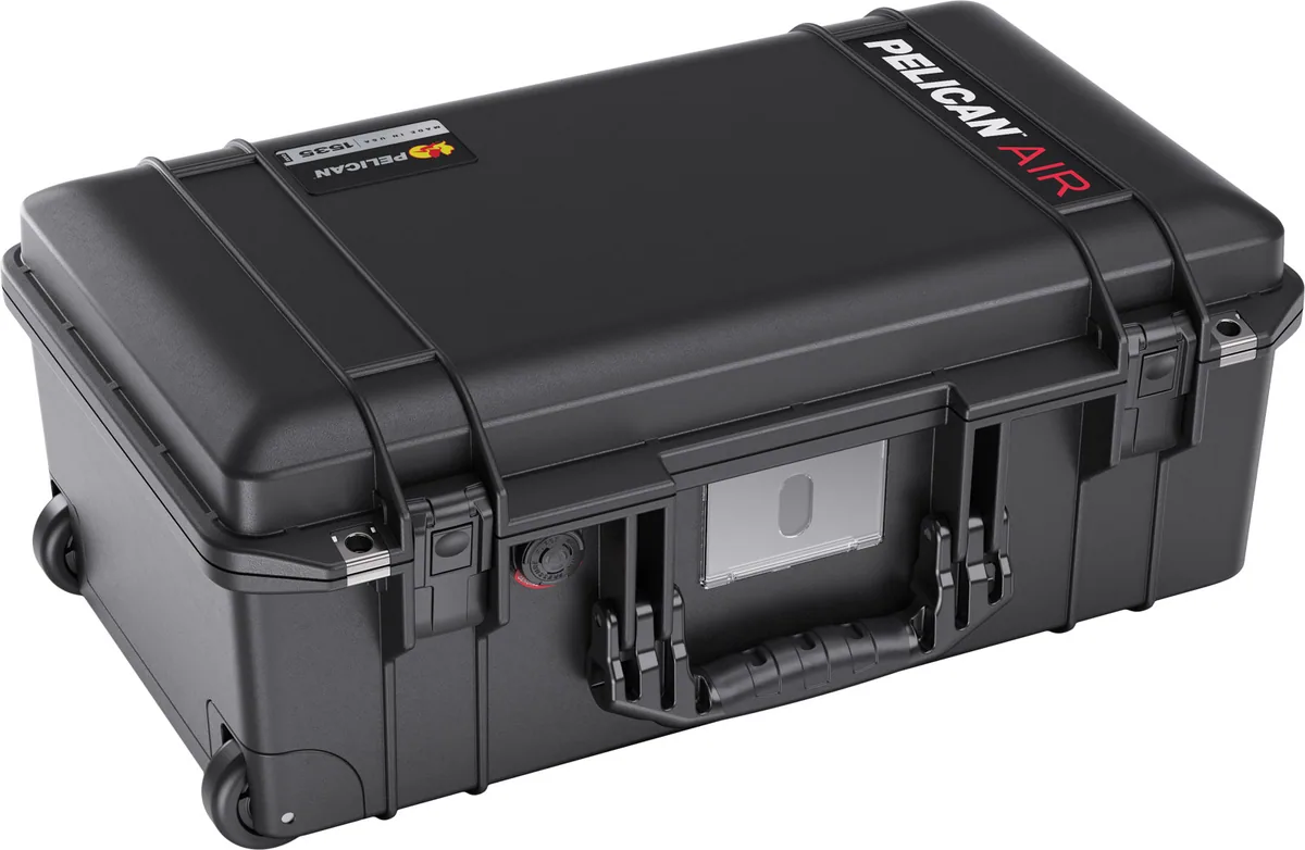 Pelican 1535 Air Case (Black, With Padded Dividers)