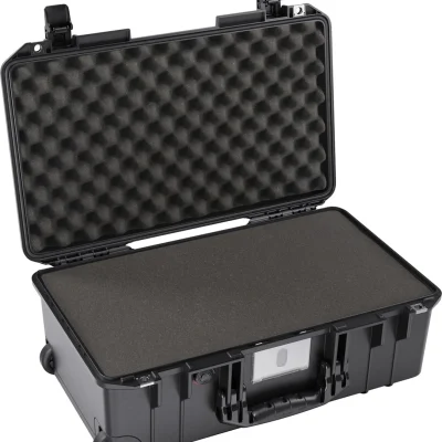 Pelican 1535AirWF Wheeled Carry-On Hard Case with Foam Insert (Black)