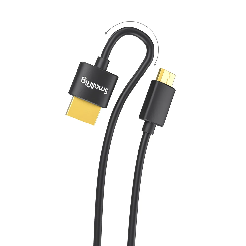 SmallRig Mini-HDMI to HDMI Cable (C to A, 35 cm)