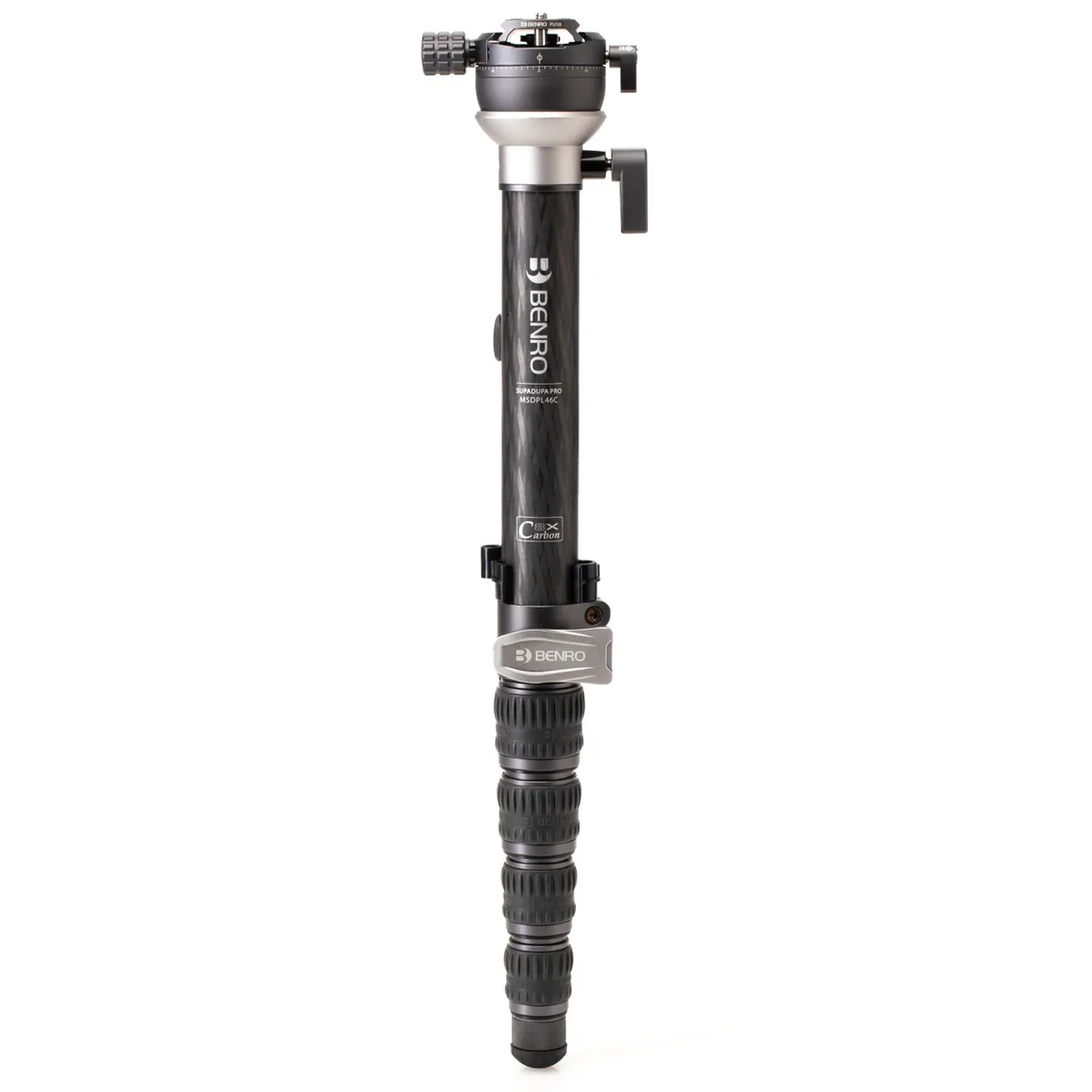 Benro MSDPL46C SupaDupa Carbon Fibre Monopod with Levelling Pan Head (158cm)