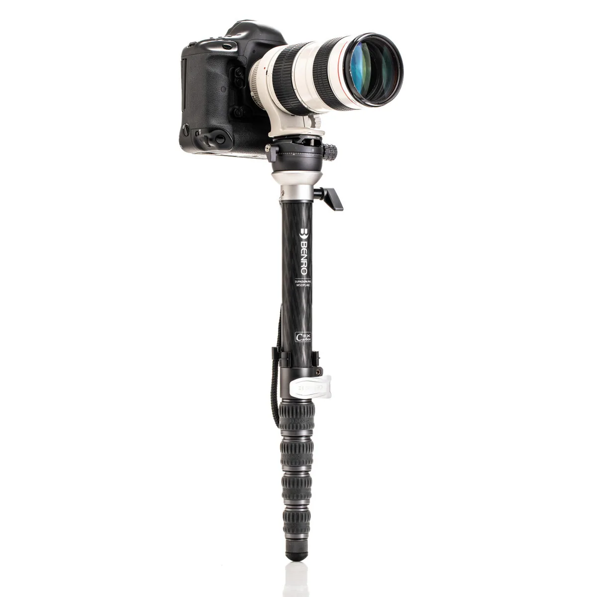 Benro MSDPL46C SupaDupa Carbon Fibre Monopod with Levelling Pan Head (158cm)