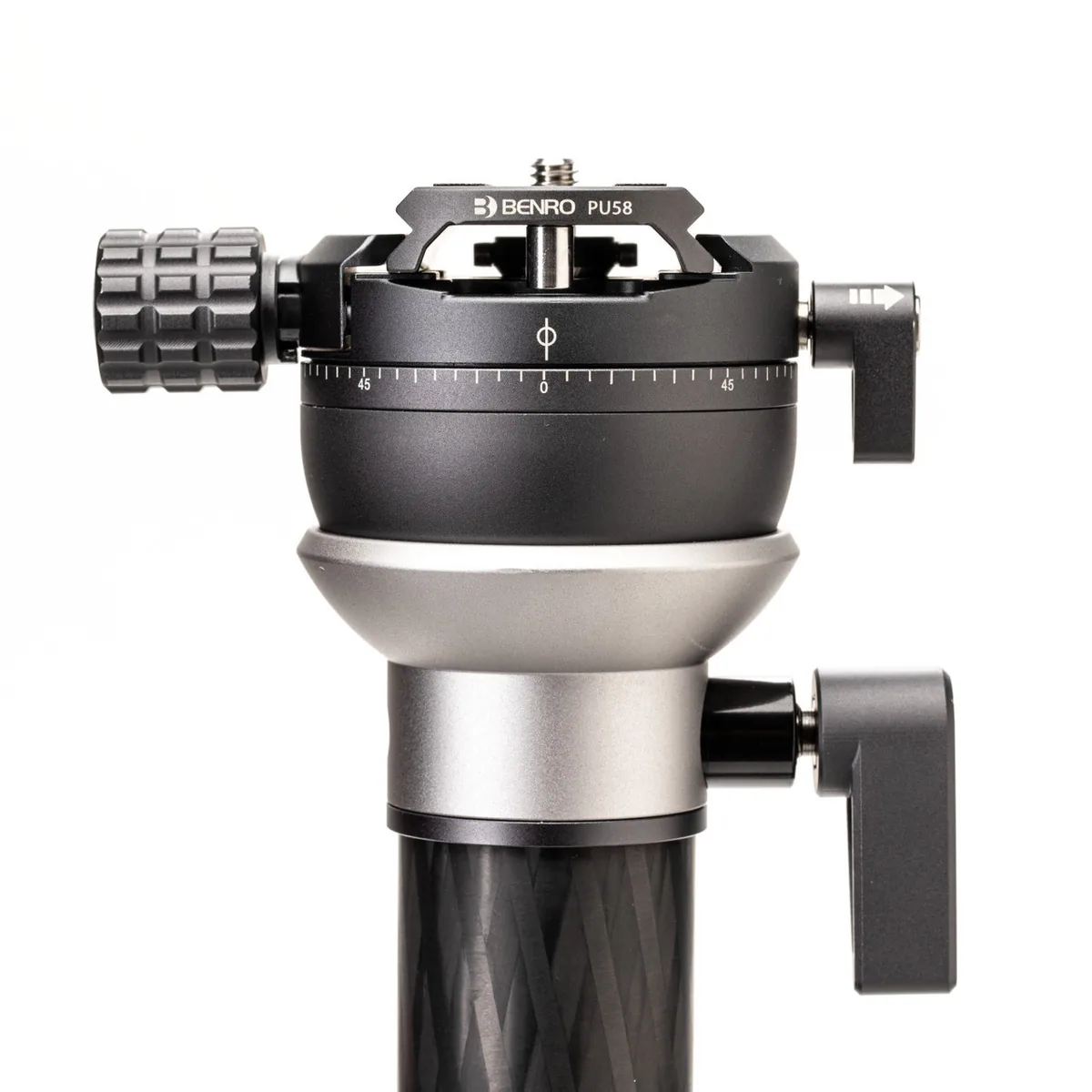 Benro MSDPL46C SupaDupa Carbon Fibre Monopod with Levelling Pan Head (158cm)