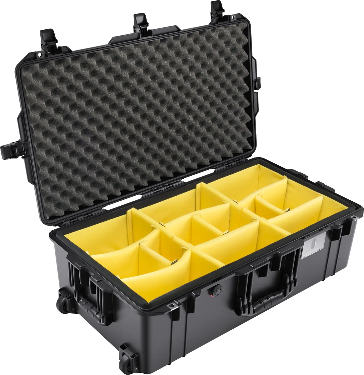 Pelican 1615AirWD Wheeled Hard Case with Divider Insert (Black)