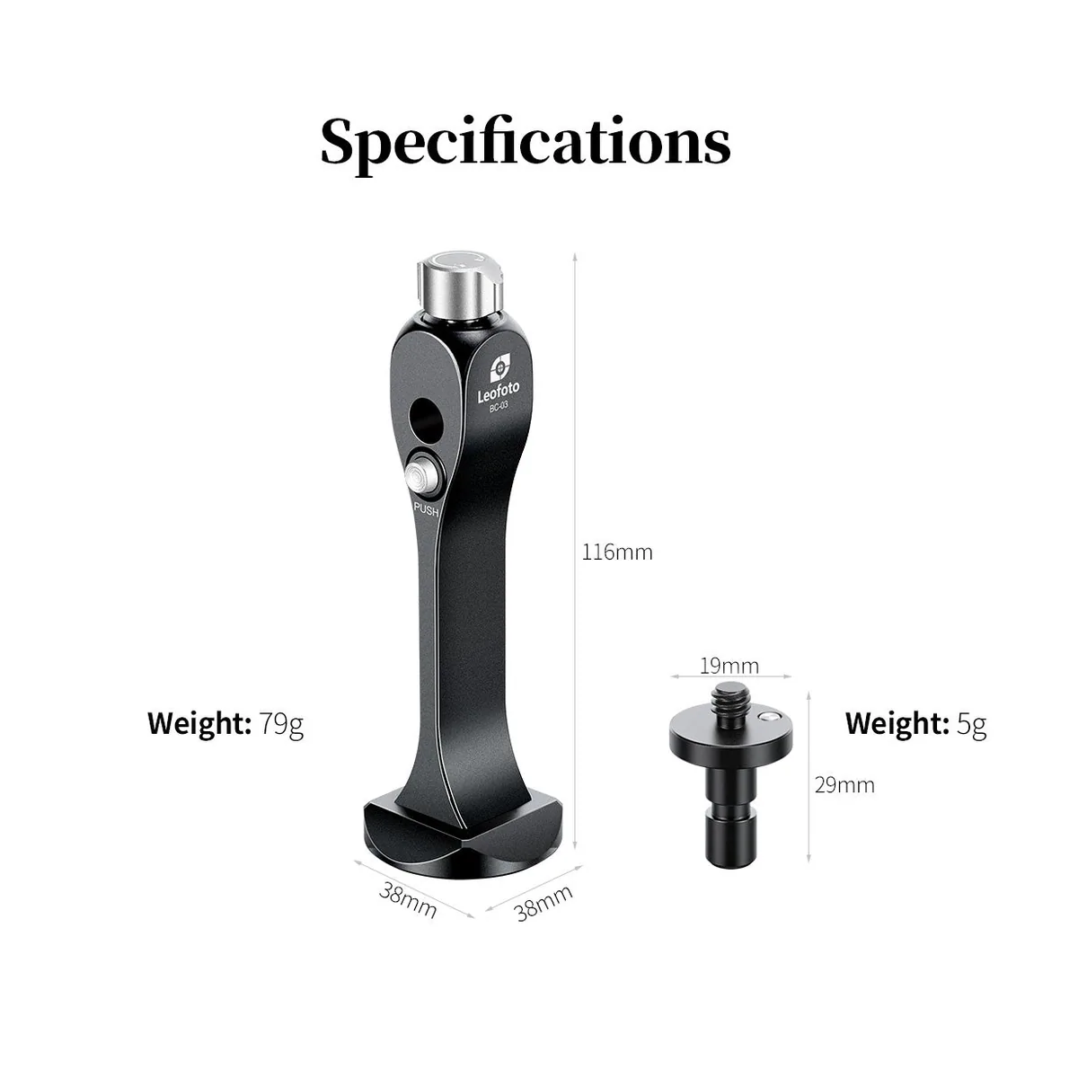 Leofoto BC-03 Binocular Adapter Mount
